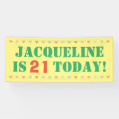 誕生日発表 横断幕 (横)