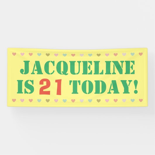 誕生日発表 横断幕 (横)