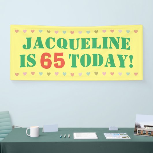 誕生日発表 横断幕 (トレードショー)