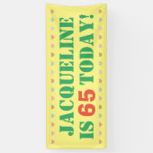 誕生日発表 横断幕 (縦)