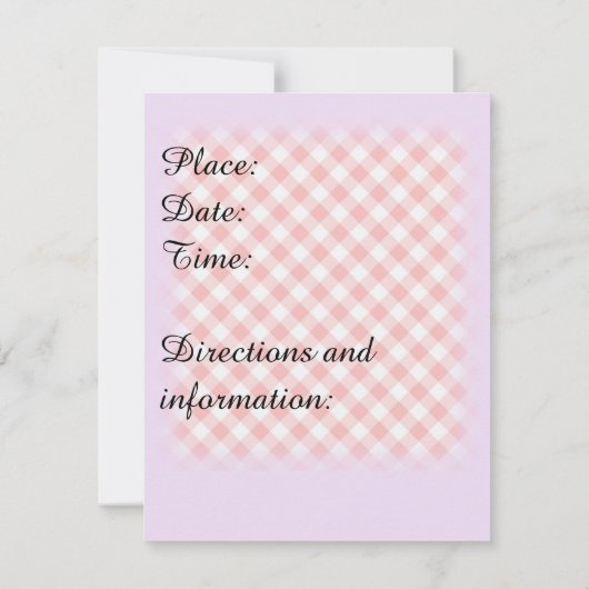 誕生日眠りパーティーかわいい眠る子猫 招待状 (裏面)