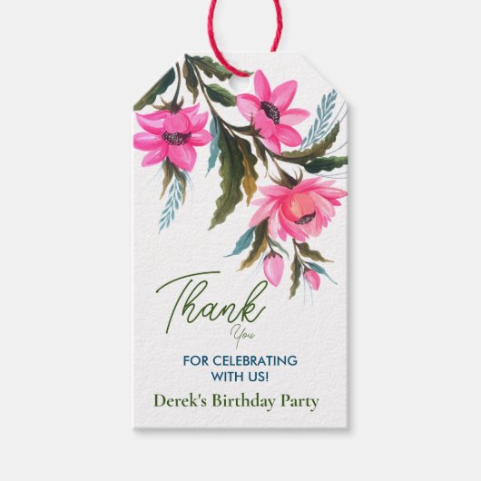 誕生日瞬間 ギフトタグ (正面)