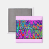 誕生日磁石 マグネット (正面/裏面)