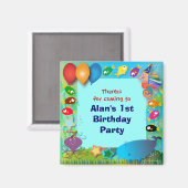 誕生日磁石： 002 マグネット (正面/裏面)