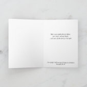 誕生日祈りの言葉は…… カード (内部)