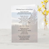 誕生日祈りの言葉は…… カード (黄色い花)