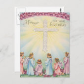 誕生日祈りの言葉ズバイエルズ ポストカード (正面/裏面)
