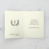 誕生日祈りの言葉ユーチャーリストラテン祈りの言葉for Putor カード (内部)