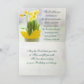 誕生日祈りの言葉聖なる書物、 経典ティーパーティーとダフォジルス カード (内部)