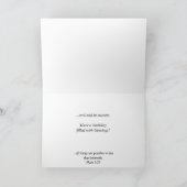 誕生日祈りの言葉 カード (内部)