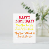 誕生日祈り ポストカード (スタンド正面)