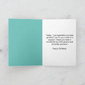 誕生日祝い カード (内部)