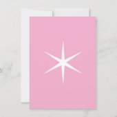 誕生日祝のスタイル 招待状 (裏面)