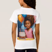 誕生日祝の喜び6年» Tシャツ (裏面)