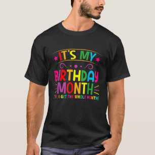 誕生日私の誕生日月Yep私はWholを取得 Tシャツ