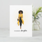 誕生日空白のカード任意の大事な行事カード サンキューカード (スタンド正面)