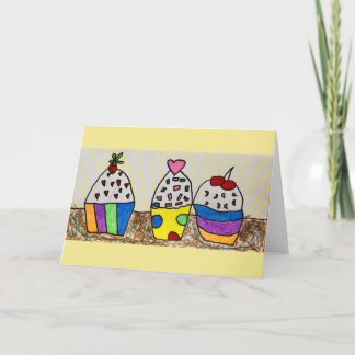 誕生日空白のカード（内部） カード