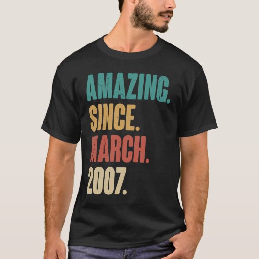 誕生日第16回デコレーションアメージング2007年3月より Tシャツ (正面)