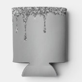 誕生日第30回エレガント銀のモダン好意 缶クーラー (裏面)