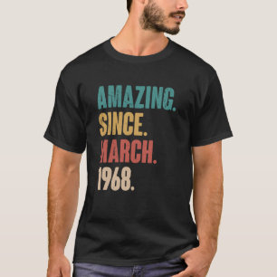 誕生日第55回デコレーション1968年3月より Tシャツ