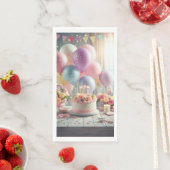 誕生日紙ゲストタオル (インサイチュ)