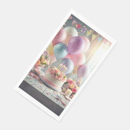 誕生日紙ゲストタオル (コーナー)