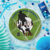 誕生日紙プレートサッカーテーマHAMbyWG ペーパープレート (パーティー)