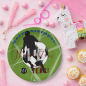 誕生日紙プレートサッカーテーマHAMbyWG ペーパープレート (パーティー)