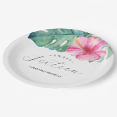 誕生日紙プレートスウィート16トロピカル ペーパープレート (アングル)