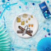 誕生日紙プレート,ビール ペーパープレート (パーティー)