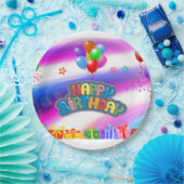 誕生日紙プレート ペーパープレート (パーティー)