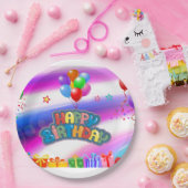 誕生日紙プレート ペーパープレート (パーティー)