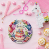 誕生日紙プレート ペーパープレート (パーティー)