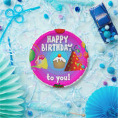 誕生日紙プレート ペーパープレート (パーティー)