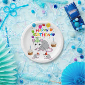 誕生日紙プレート、ポッサム ペーパープレート (パーティー)