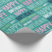 誕生日紙 ラッピングペーパー (角)