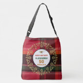 誕生日素晴らしい米国ヴィリガン諸島国旗カスタム クロスボディバッグ (裏面)