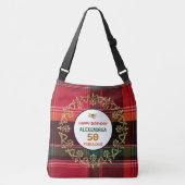 誕生日素晴らしい米国ヴィリガン諸島国旗カスタム クロスボディバッグ (正面)