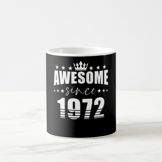 誕生日素晴らしことわざ1972年以降 コーヒーマグカップ (中央)