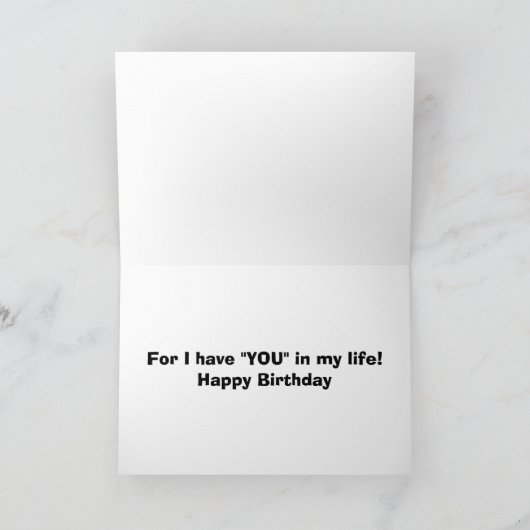 誕生日素晴らしの願い カード (内部)