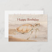 誕生日素晴らしトータルおもしろい サンキューカード (正面/裏面)