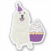 誕生日素晴らしピレカスタムネーのビニールシール シール (正面)