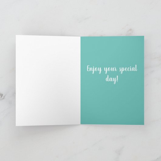 誕生日素晴らしピレネエスマウンテンドッグカード カード (内部)