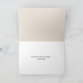 誕生日素朴オールドローボートオンザレイク カード (内部)