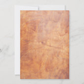 誕生日素朴パーティーの招待 招待状 (裏面)