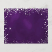 誕生日紫色のシルバーフォト救ア日付 チラシ (裏面)