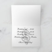 誕生日経済学の価値なし カード (内部)