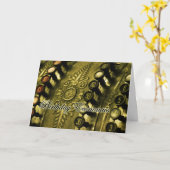 誕生日経済学の価値なし カード (黄色い花)