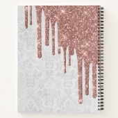 誕生日結婚ズケーキプランナードリップ ノートブック (裏面)