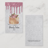 誕生日結婚ズケーキプランナードリップ 名刺 (正面/裏面)